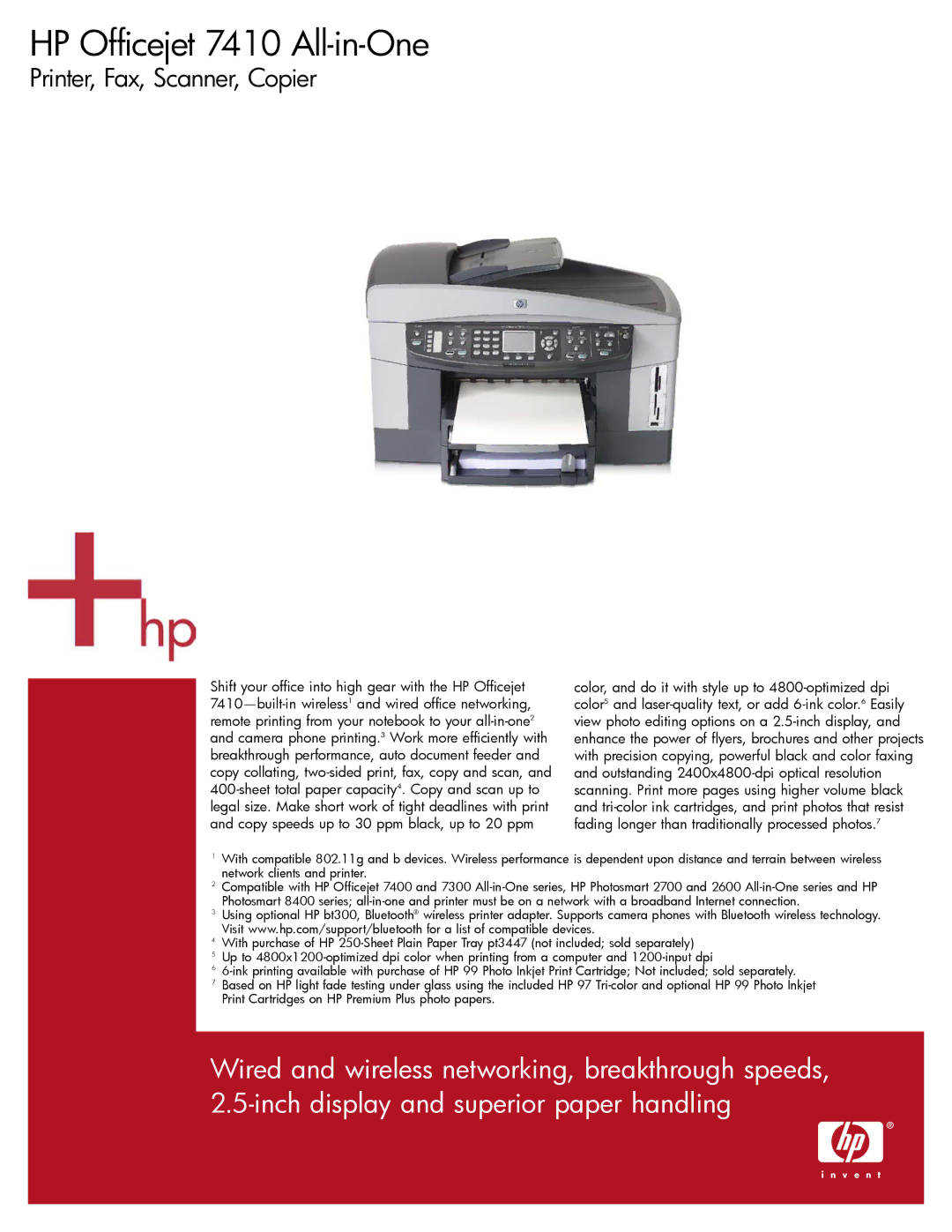 HP manual HP Officejet 7410 All-in-One 