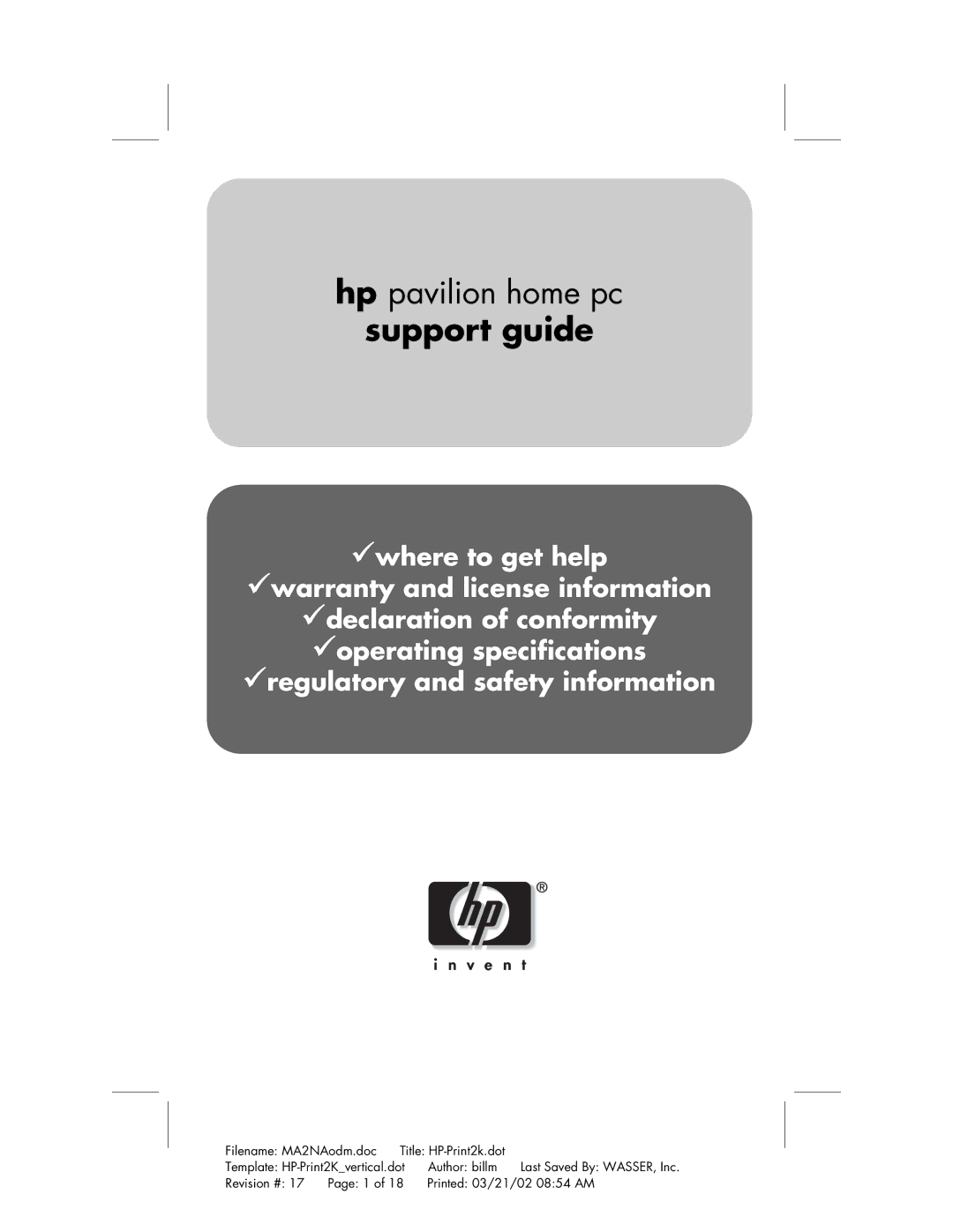 HP 532w (US), 742c (US/CAN), 522n (US/CAN), 522c (US/CAN), 552w (US), 552x (US/CAN), 752w (US/CAN) manual Support guide 