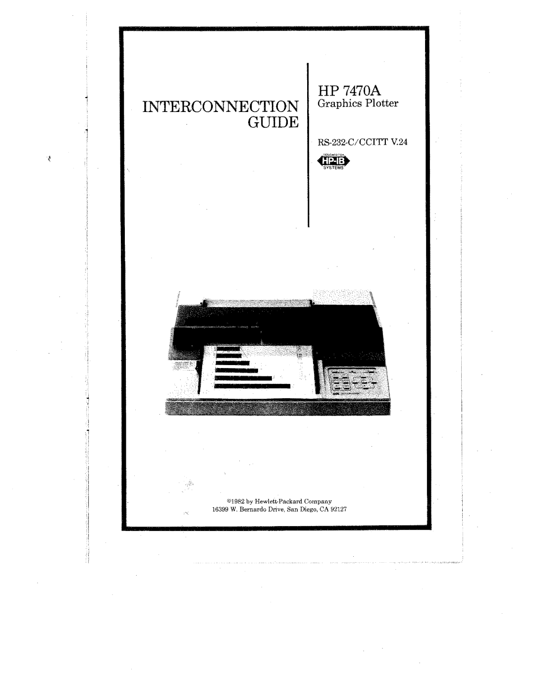 HP 7470A manual 