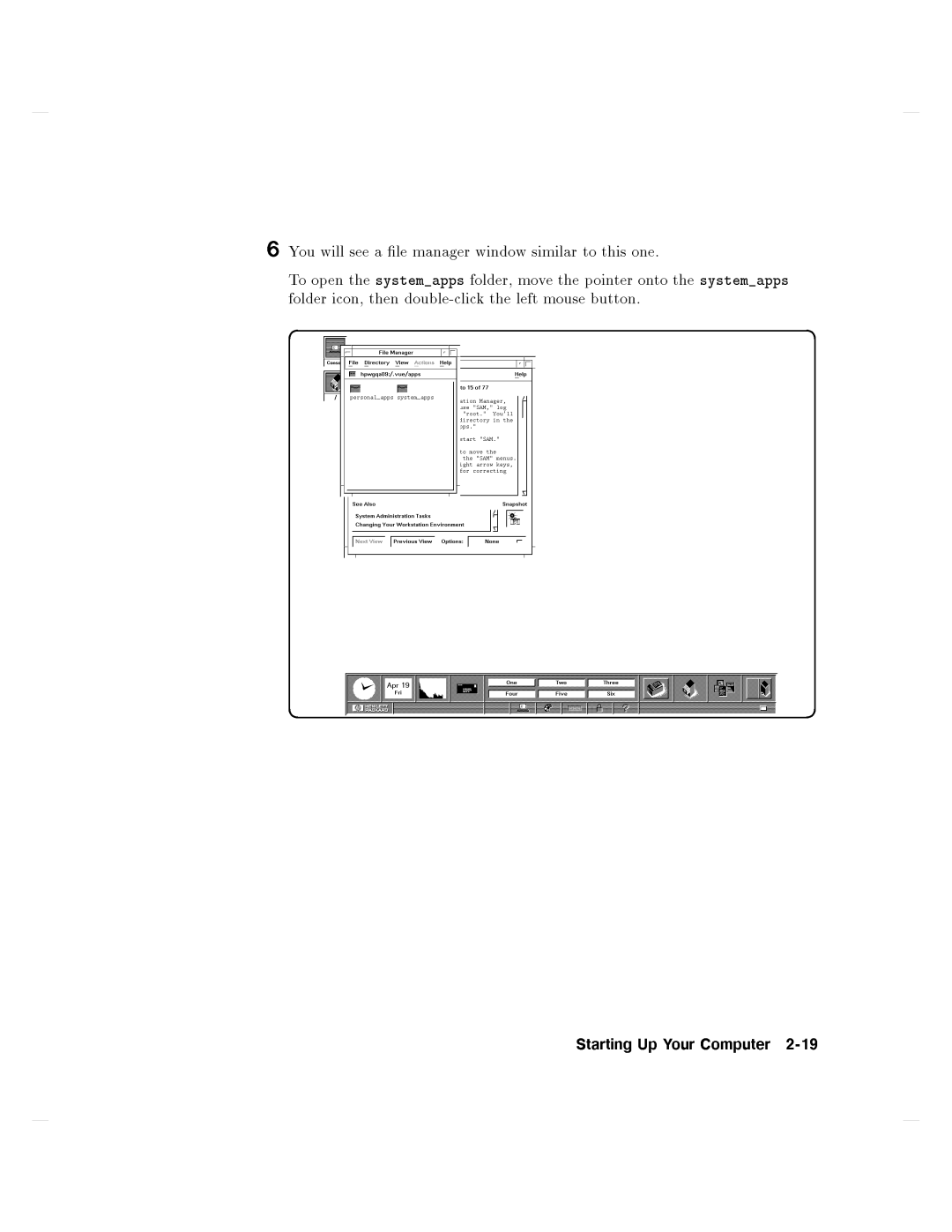 HP 750 manual Thesystemapps 