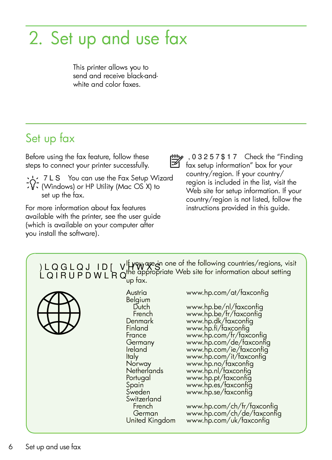 HP 7500A manual Set up fax, Finding fax setup information 