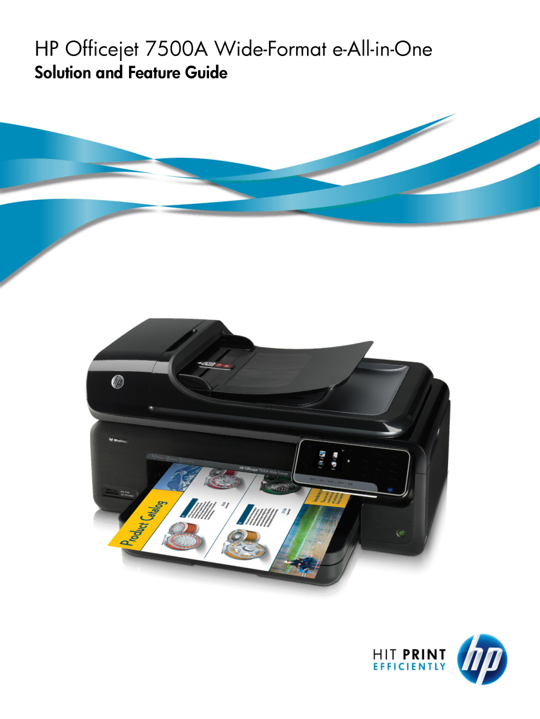 HP manual HP Officejet 7500A Wide-Format e-All-in-One 