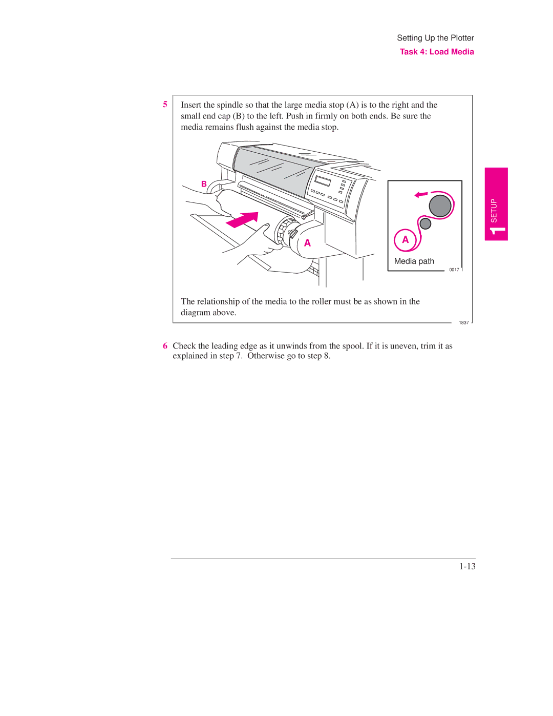 HP 700, 750C PLUS PLOTTER manual Media path 