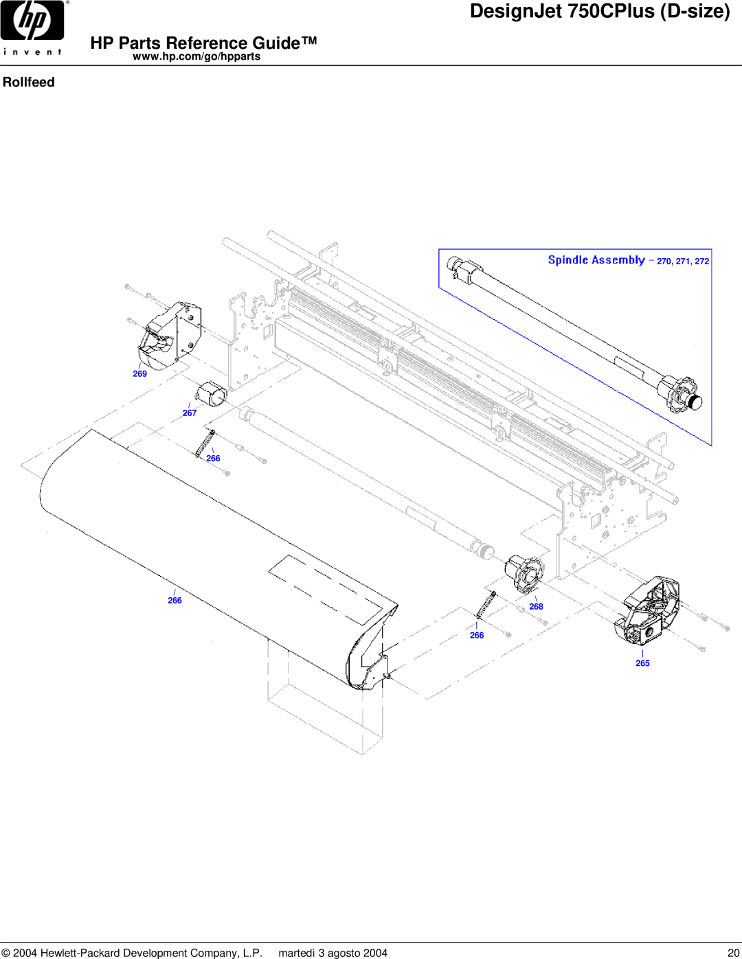 HP 750CPLUS manual Rollfeed 