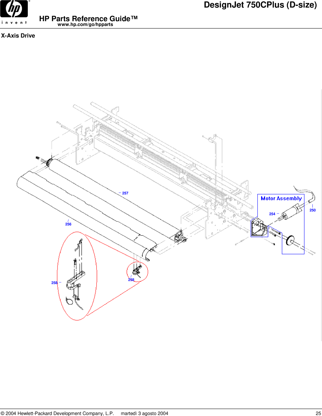 HP 750CPLUS manual Axis Drive 