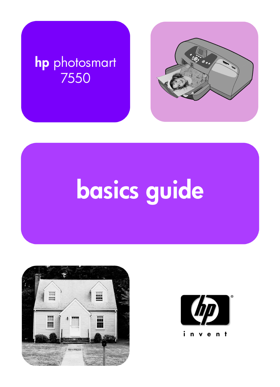 HP 7550 manual Basics guide 