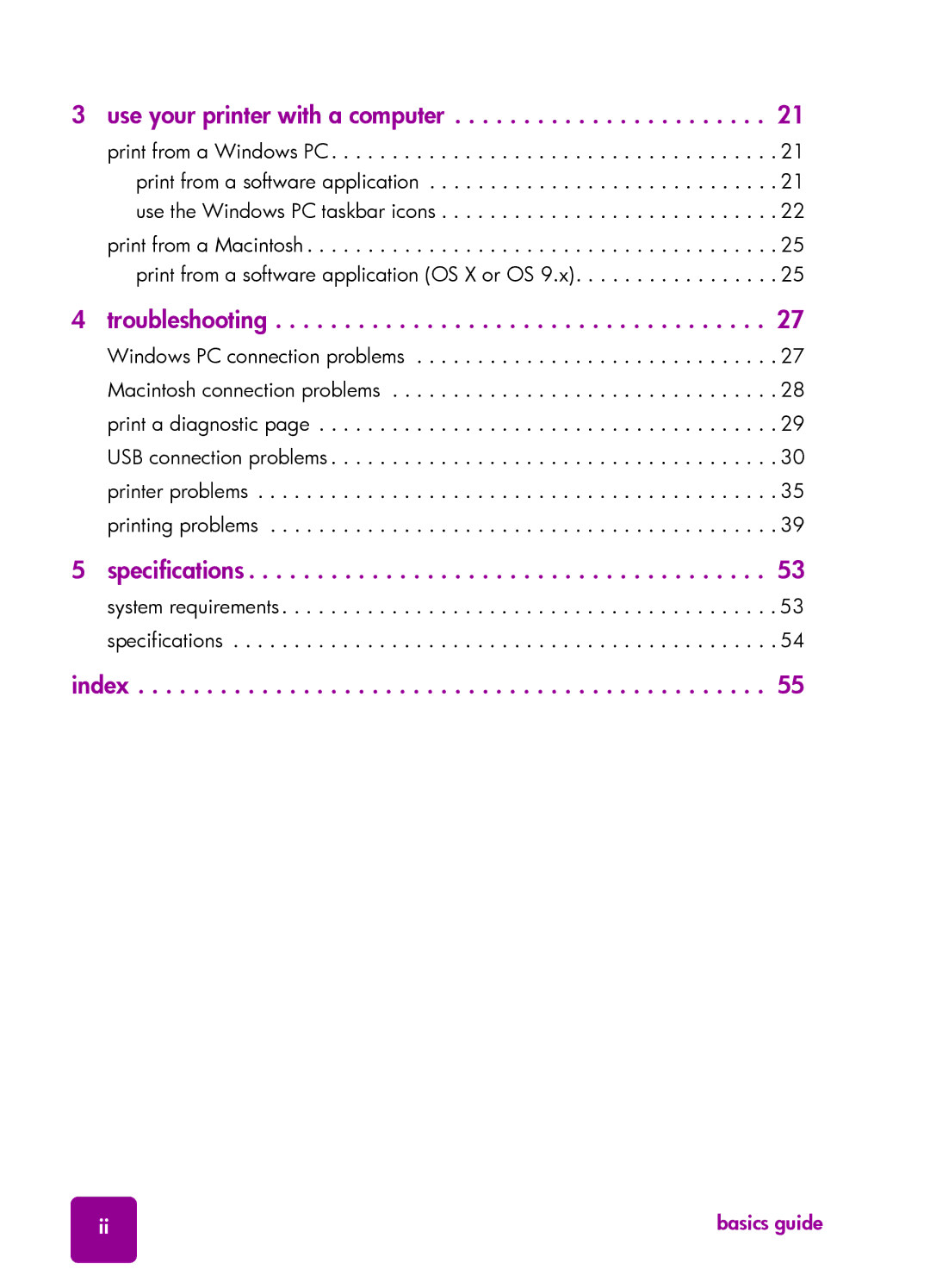 HP 7550 manual Specifications 