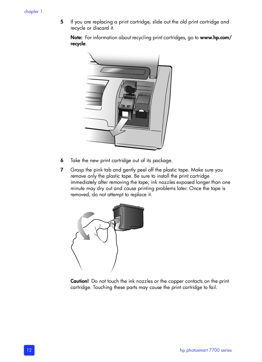 HP 7700 manual Chapter 