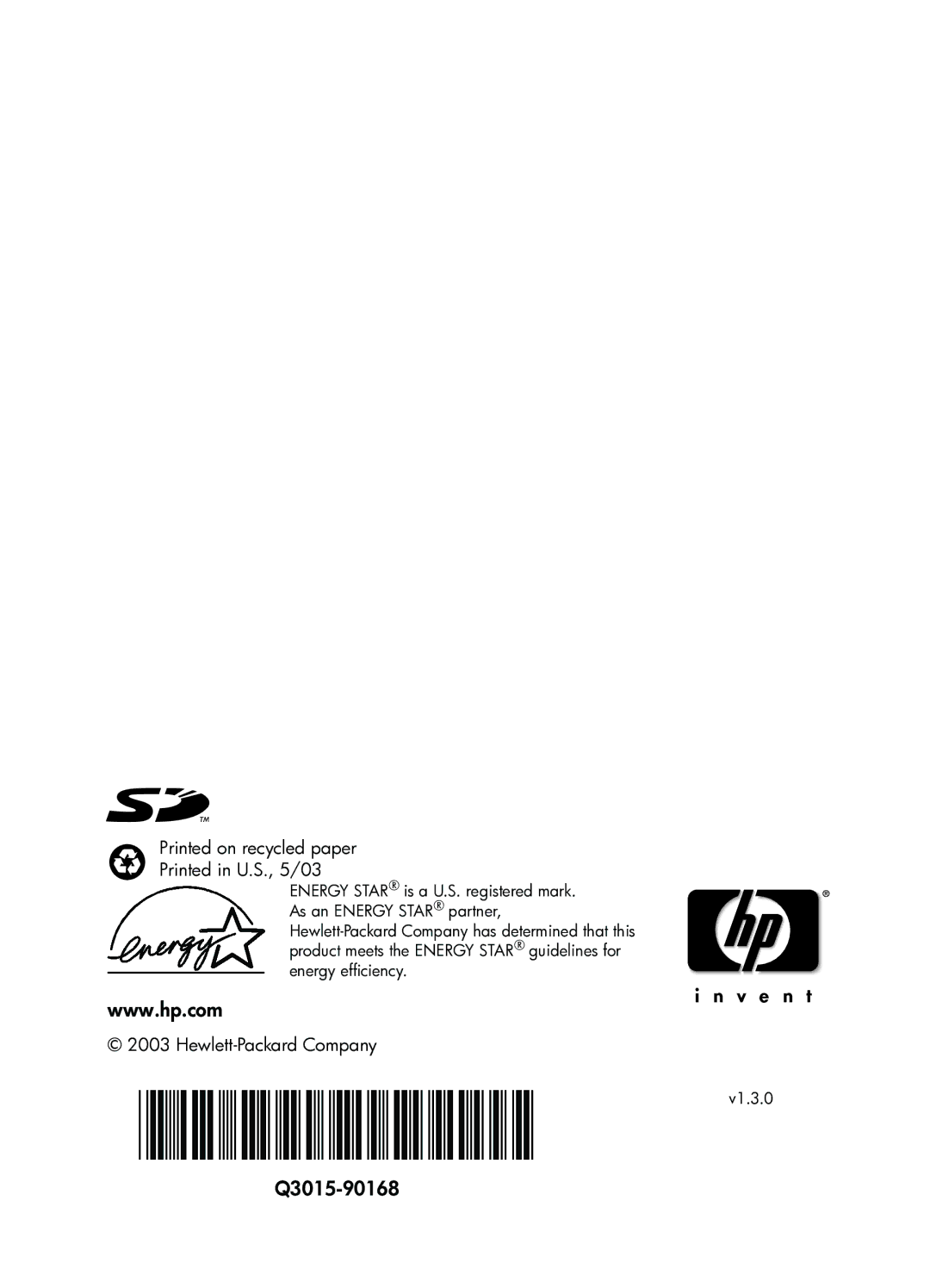 HP 7700 manual Q3015-90168*v1.3.0 