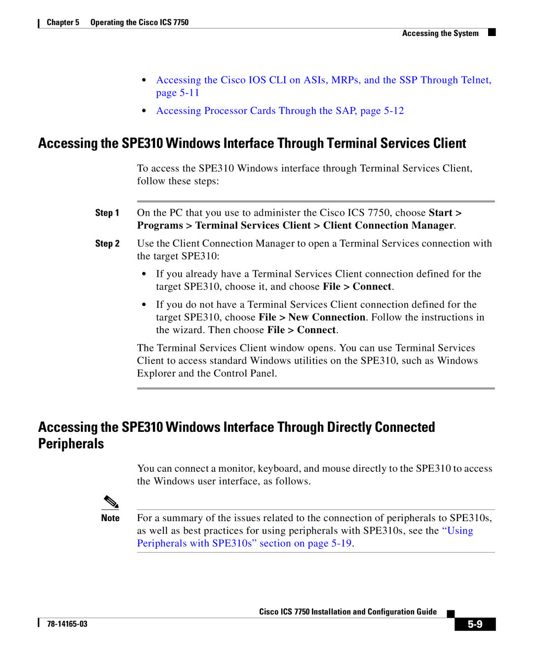 HP 7750 manual Programs Terminal Services Client Client Connection Manager 