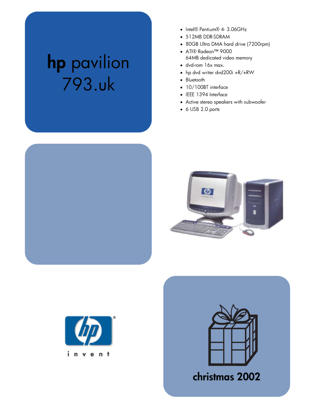 HP 793.UK manual Hp pavilion 793.uk 