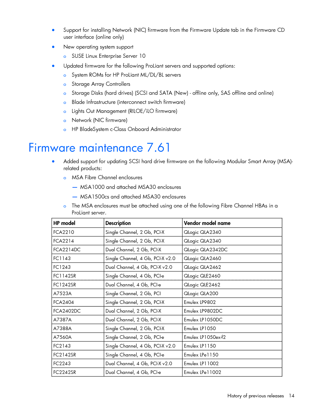 HP 8 manual FCA2214DC 