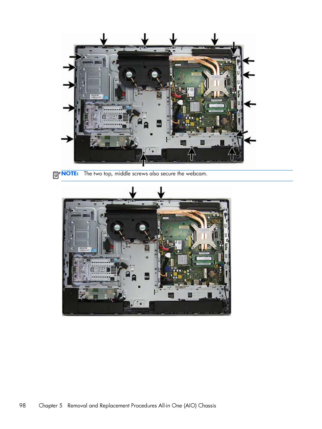 HP 800 G1 manual Removal and Replacement Procedures All-in One AIO Chassis 