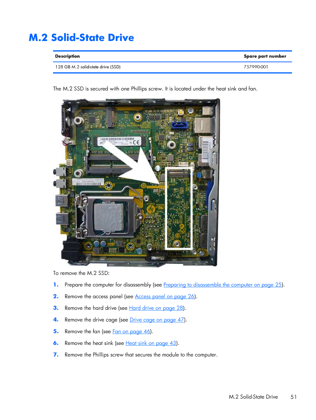 HP 800 G1 manual Solid-State Drive 