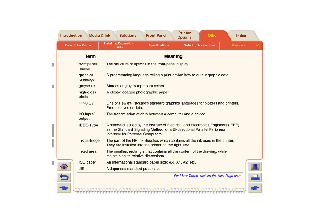 HP 800 manual IEEE-1284, HP-GL/2 