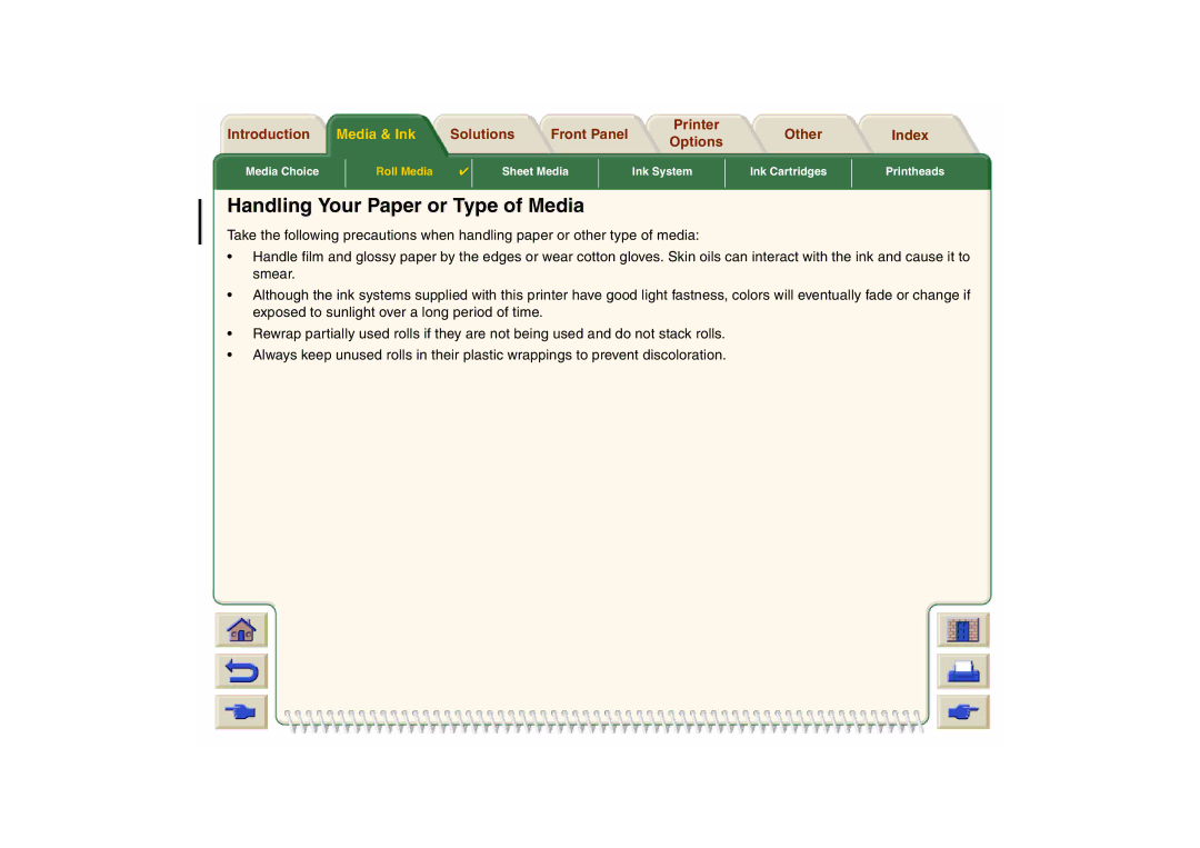 HP 800 manual Handling Your Paper or Type of Media 