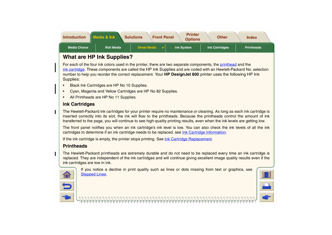 HP 800 manual What are HP Ink Supplies?, Printheads 