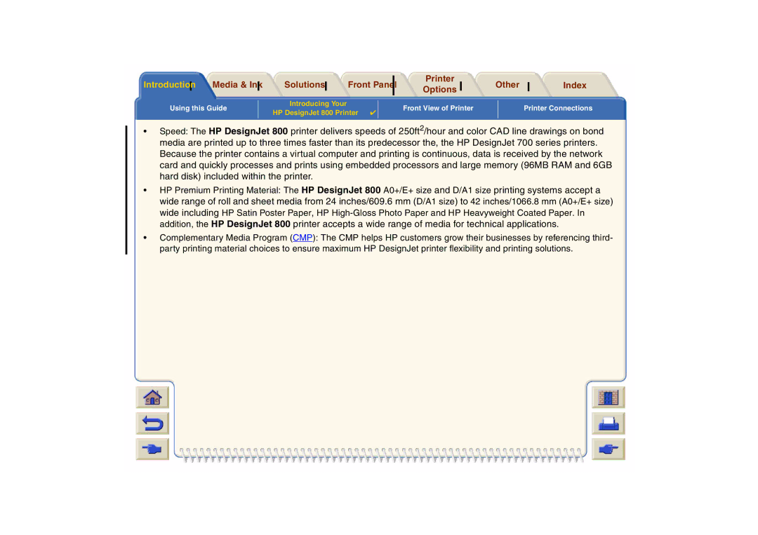 HP 800 manual Media & Ink Solutions 