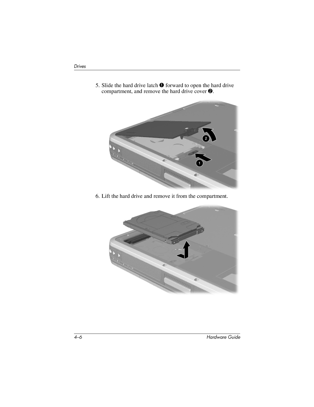 HP 8000 Mobile manual Drives 