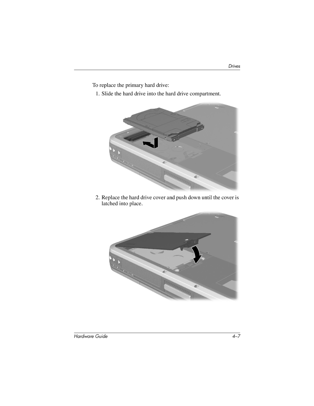 HP 8000 Mobile manual Drives 