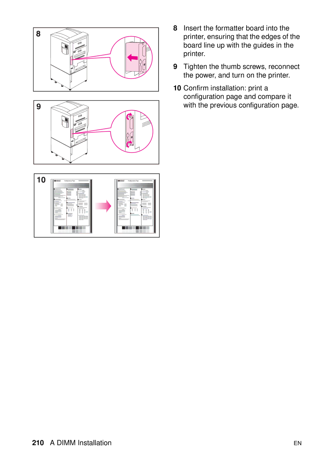 HP 8000 s manual 