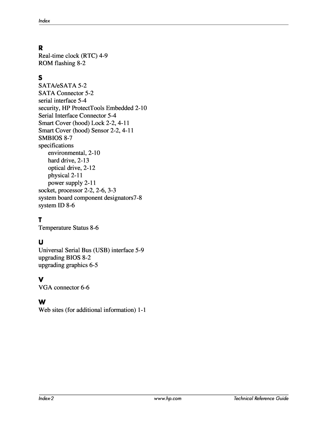 HP 8000 tower manual 