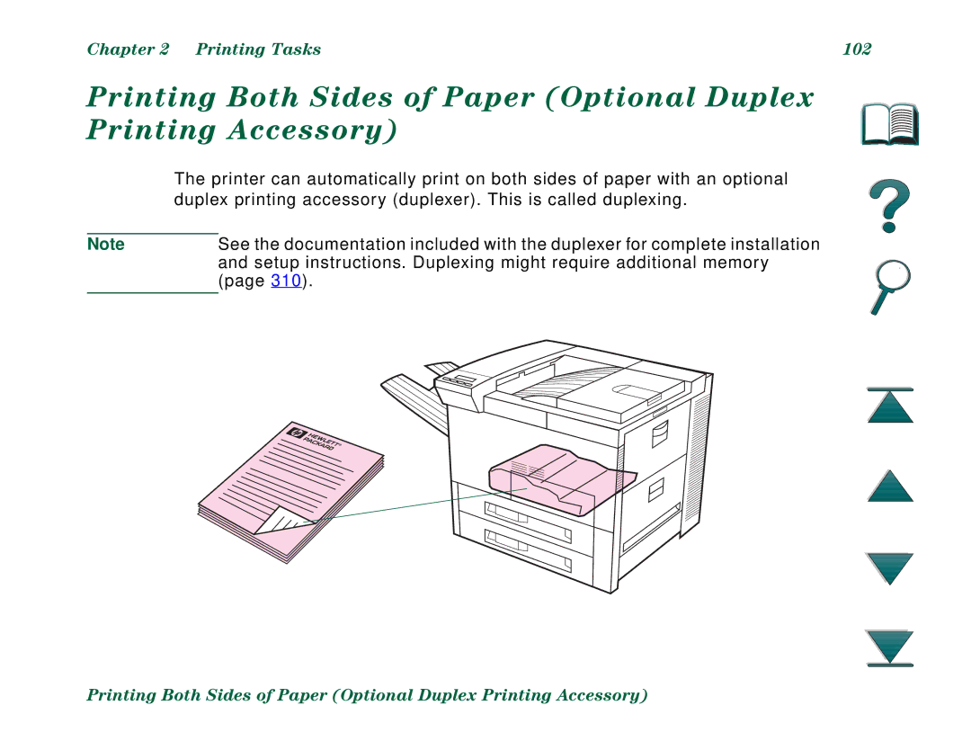 HP 8000DN, 8000N manual Printing Tasks 102 