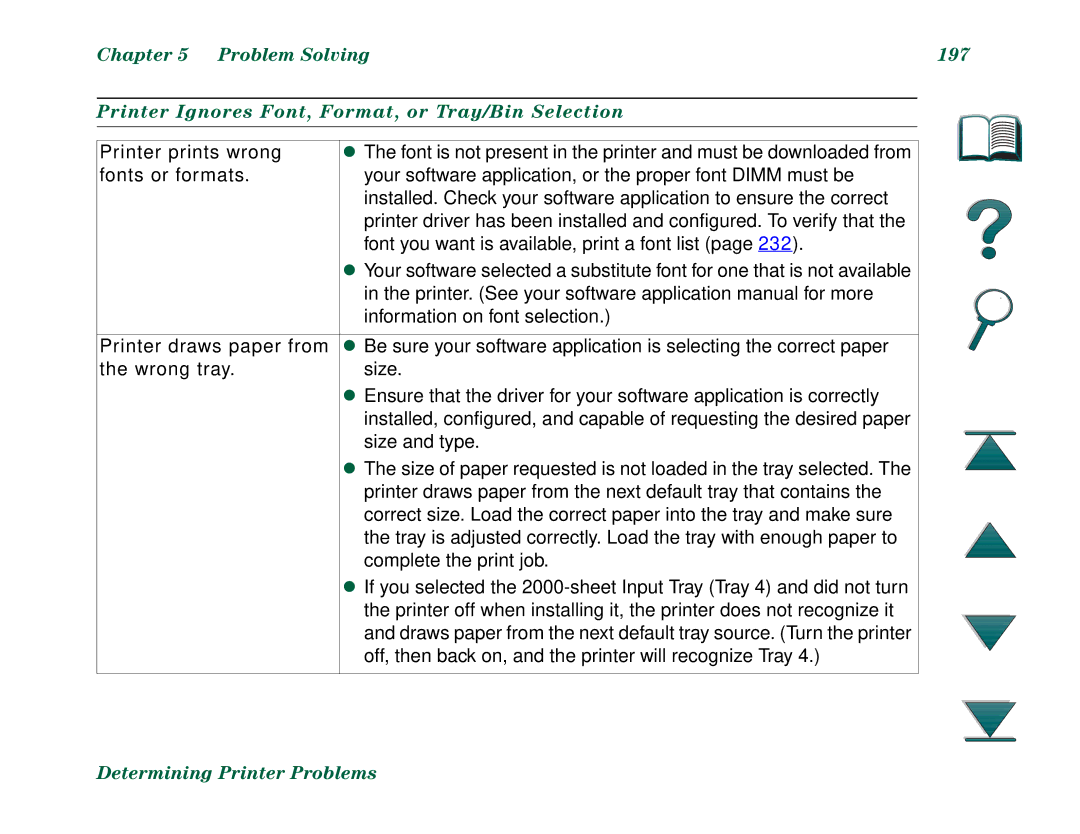 HP 8000N, 8000DN manual Determining Printer Problems 