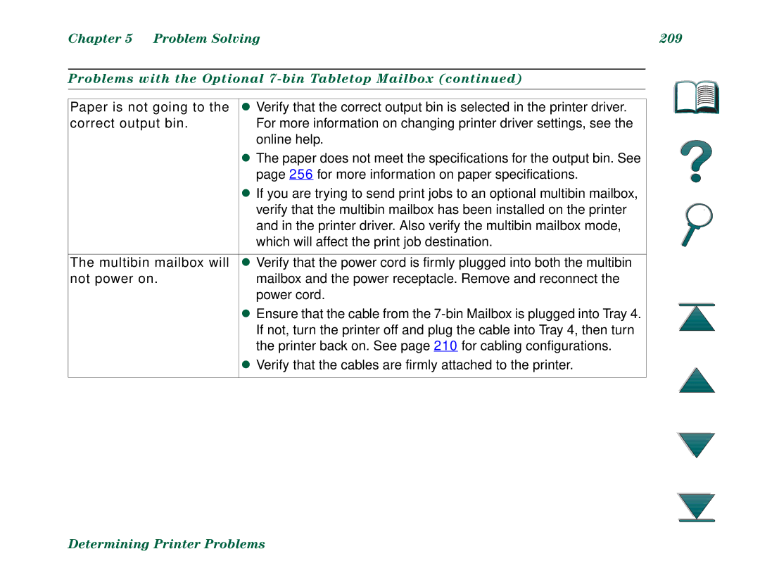 HP 8000N, 8000DN manual Determining Printer Problems 