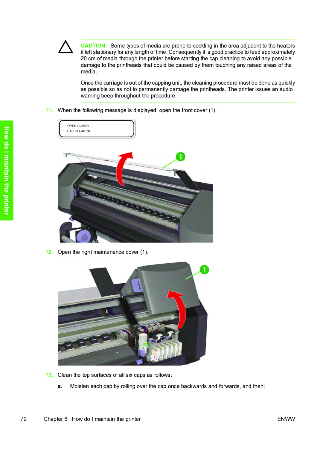 HP 8000s manual How do I maintain the printer 