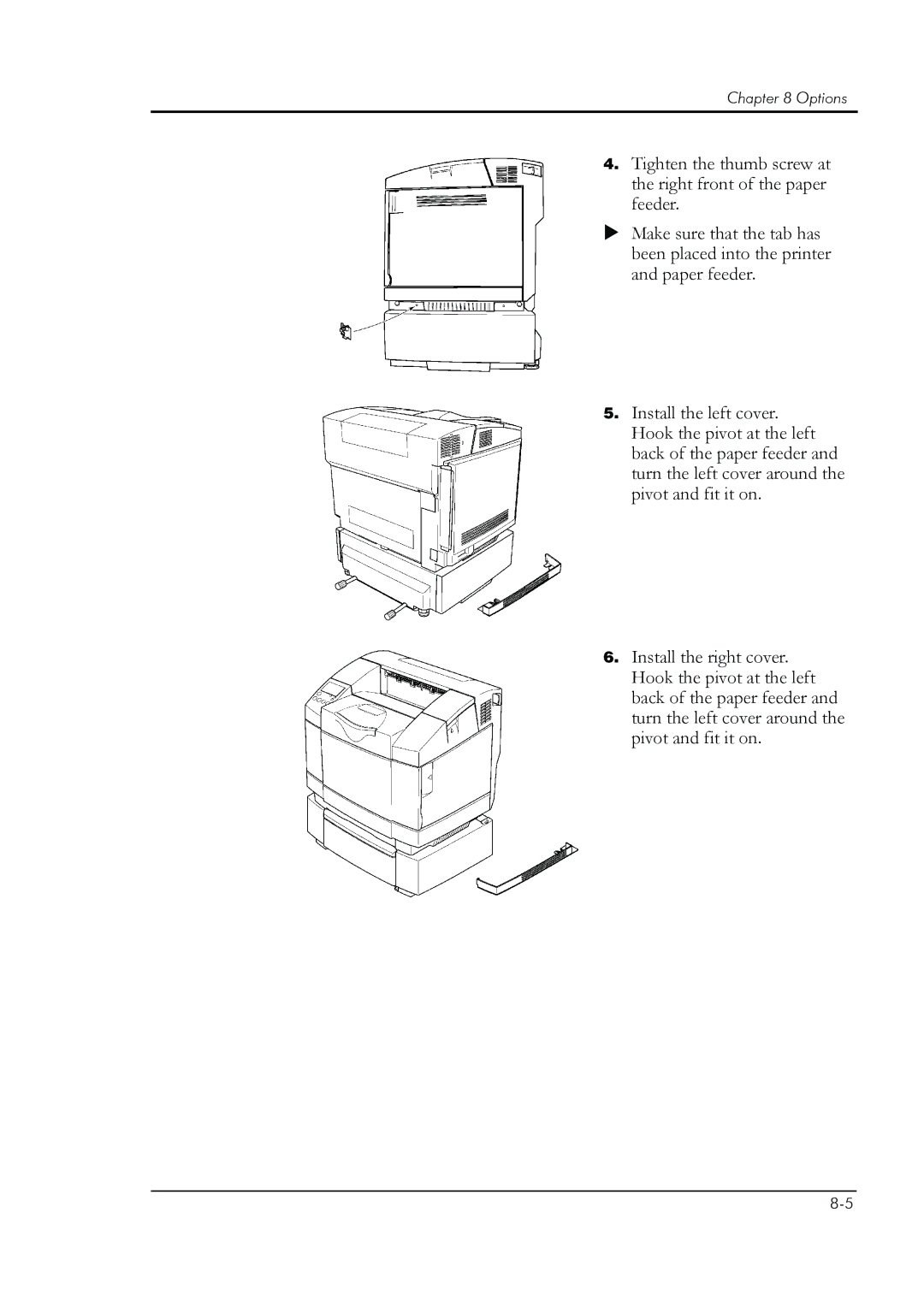 HP 8008N manual Options 