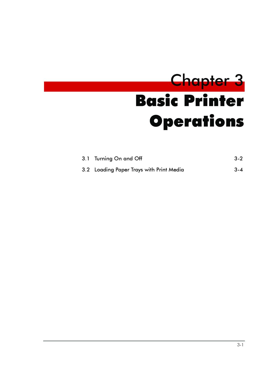 HP 8008N manual Basic Printer Operations 