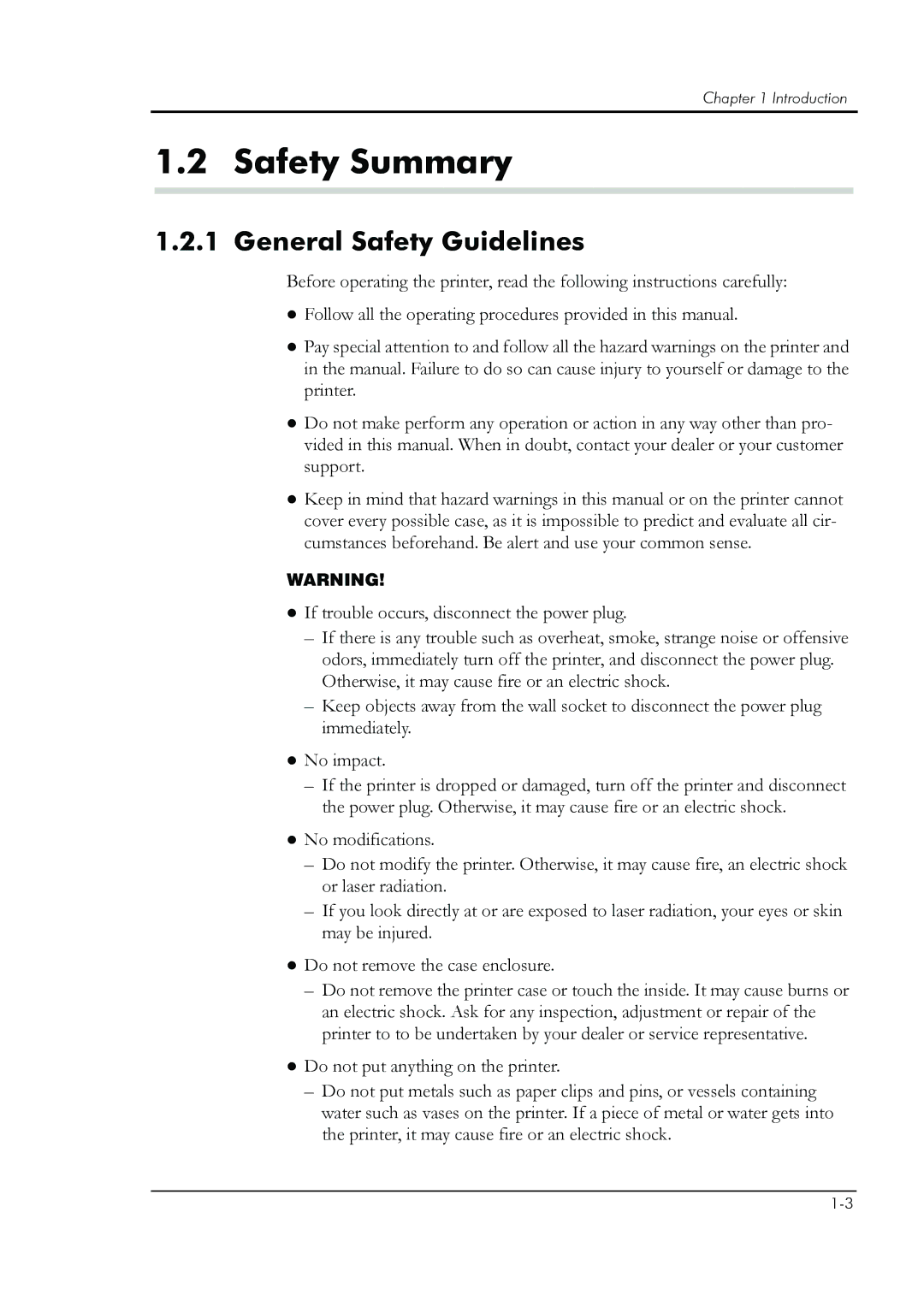 HP 8008N manual Safety Summary, General Safety Guidelines 