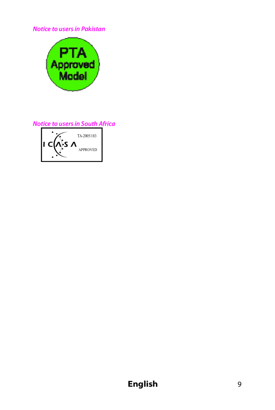 HP 802.11 b/g Adapter manual English9 