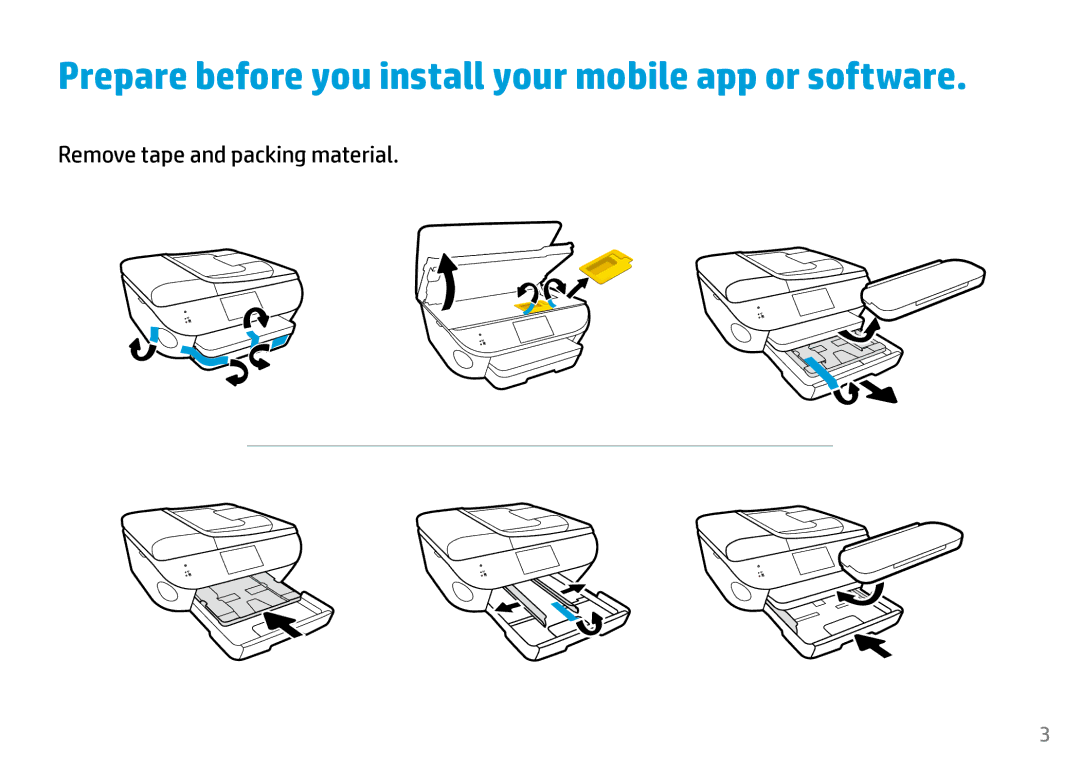 HP 8040 with Neat manual Prepare before you install your mobile app or software 