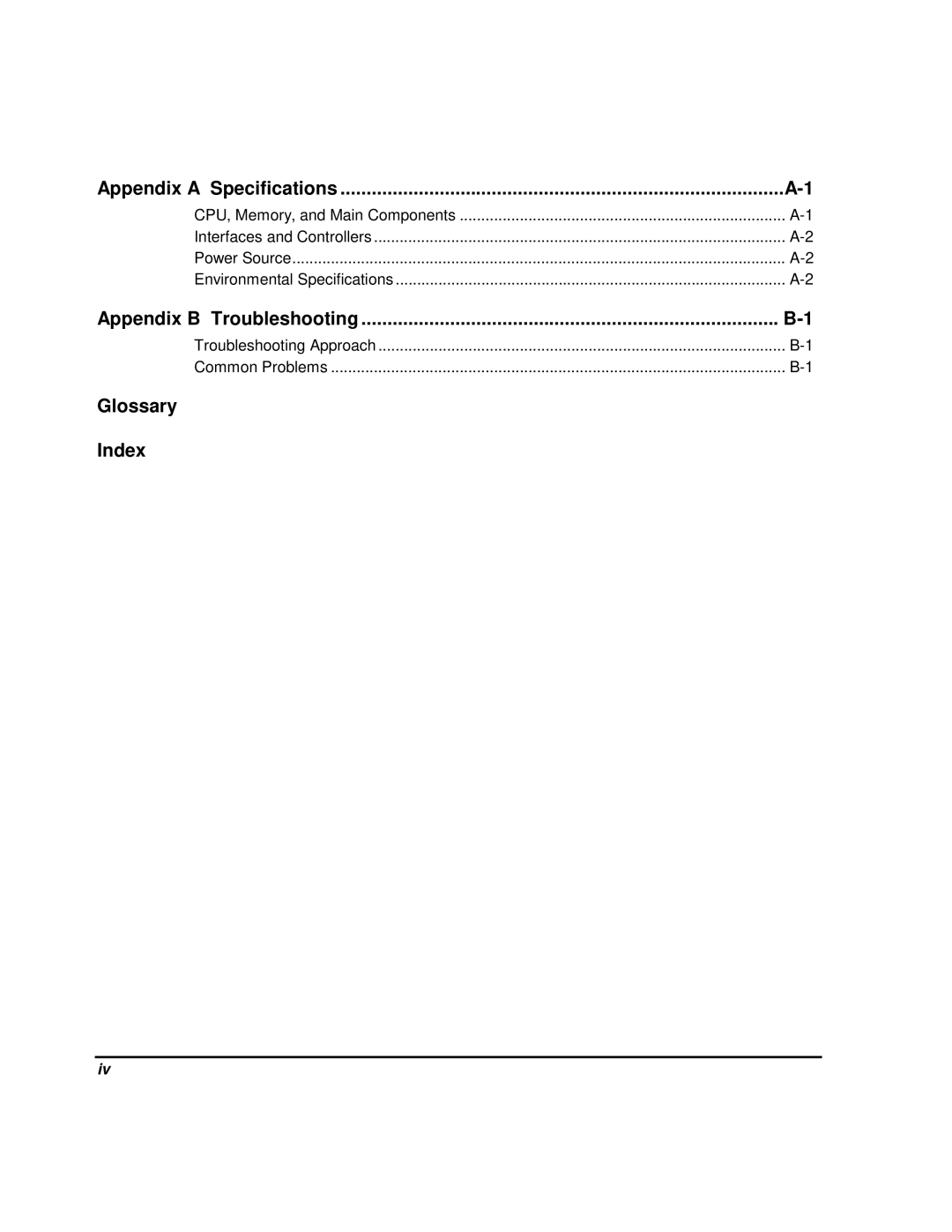 HP 80XL302 manual Appendix B Troubleshooting 