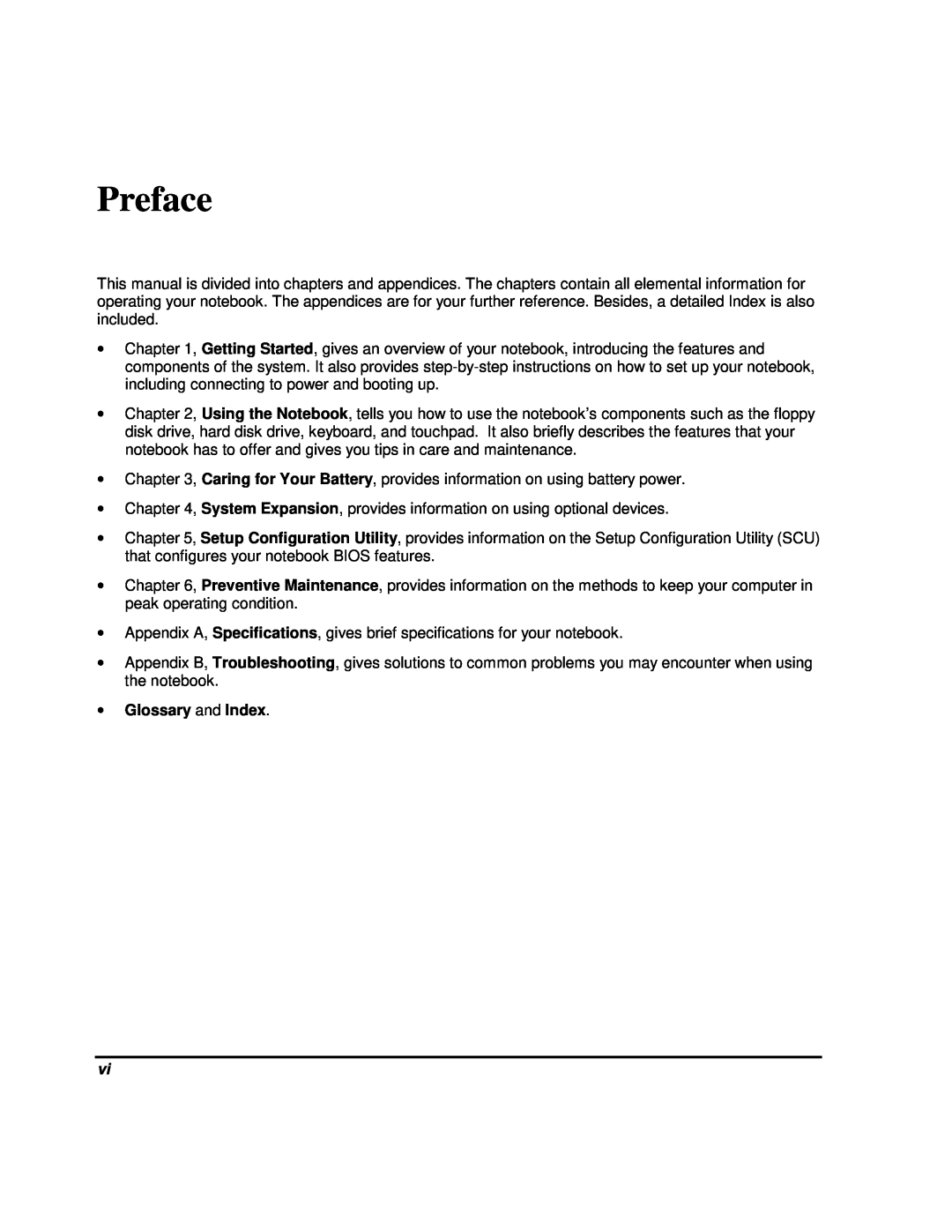 HP 80XL302 manual Preface, Glossary and Index 