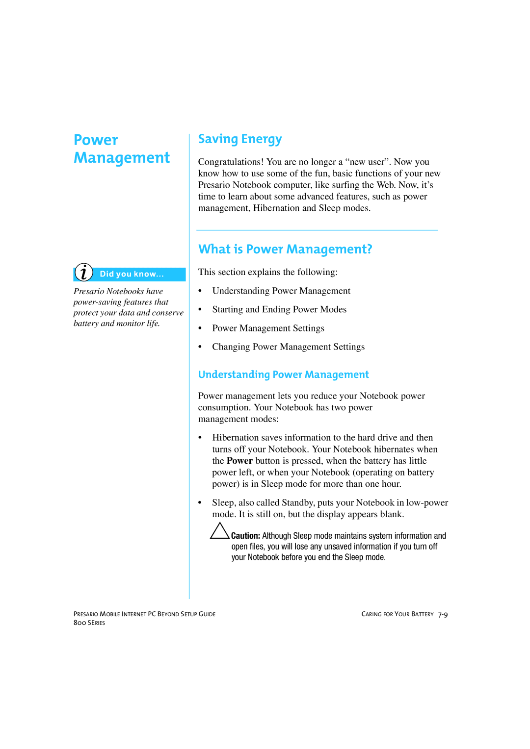 HP 80XL458 manual Saving Energy, What is Power Management?, Understanding Power Management 