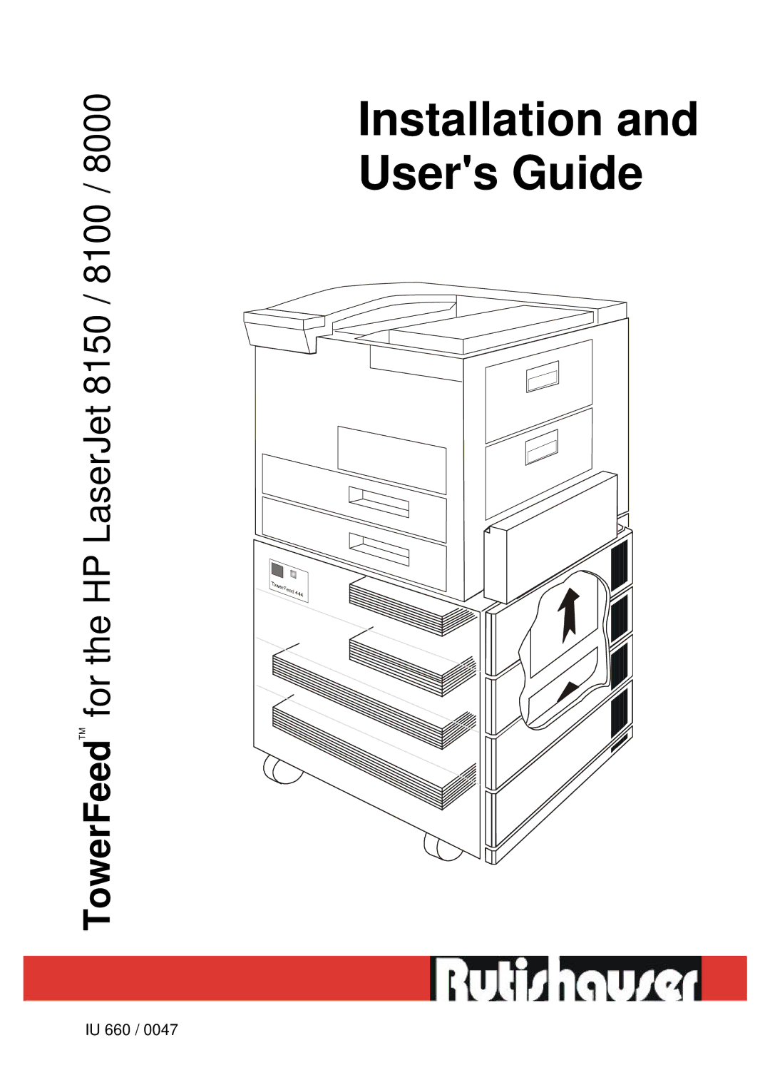 HP 8150, 8100, Pro 8000 manual Installation and Users Guide 