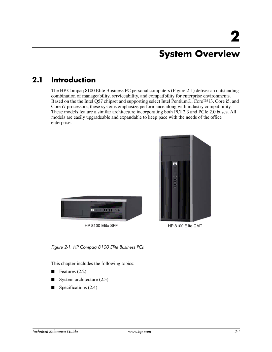 HP 8100 manual System Overview, Introduction 