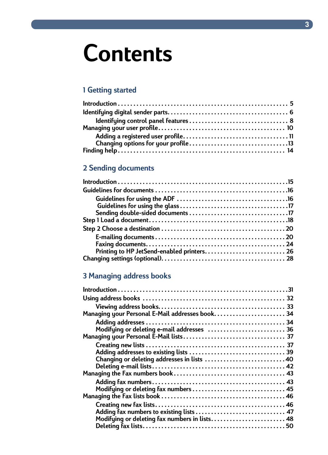 HP 8100C manual Contents 