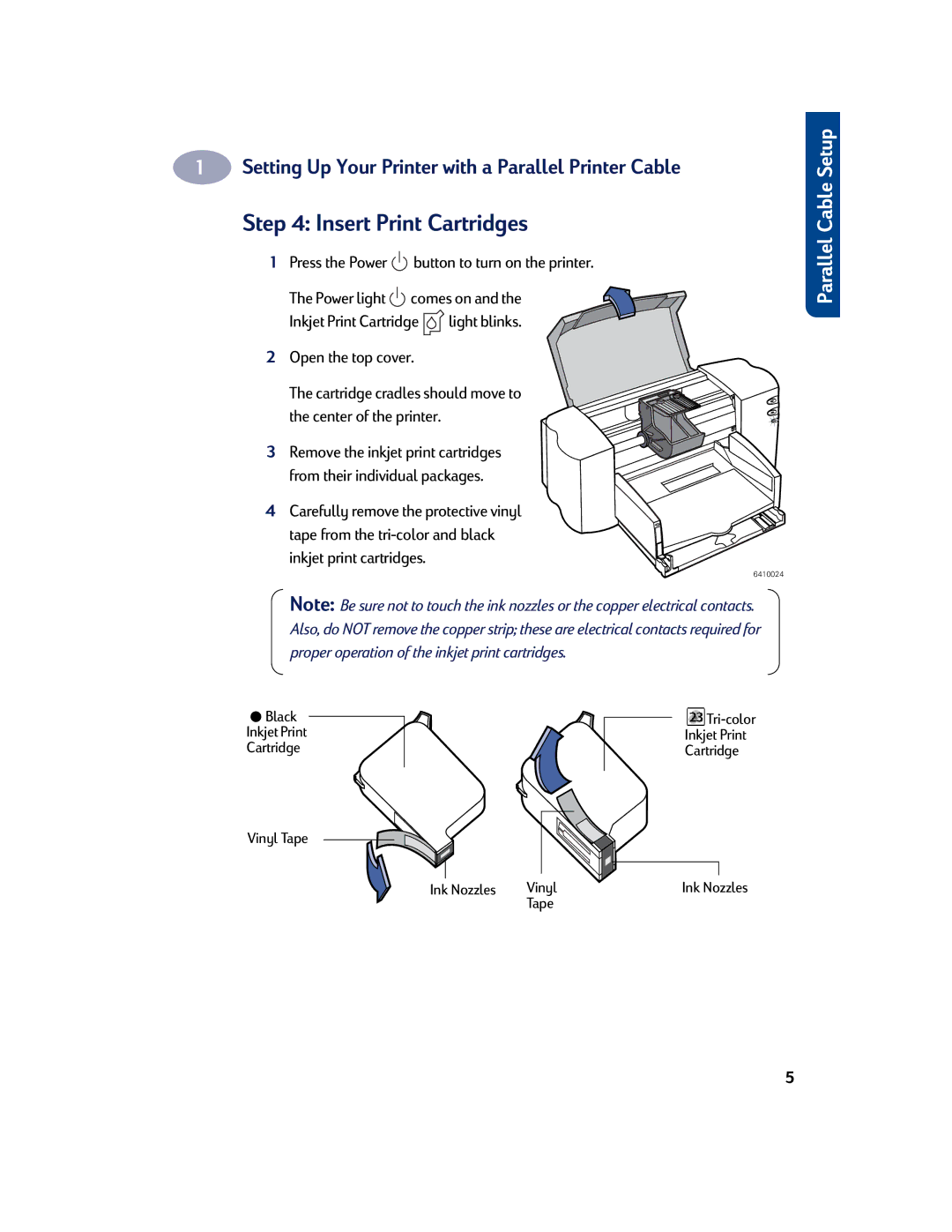 HP 880C, 810C, 830C, 895C manual Insert Print Cartridges 