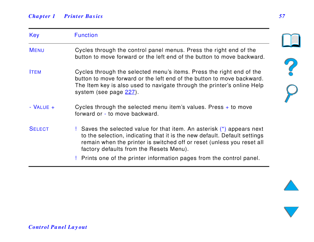 HP 8150 MFP, 8150 N, 8150 DN manual Factory defaults from the Resets Menu 