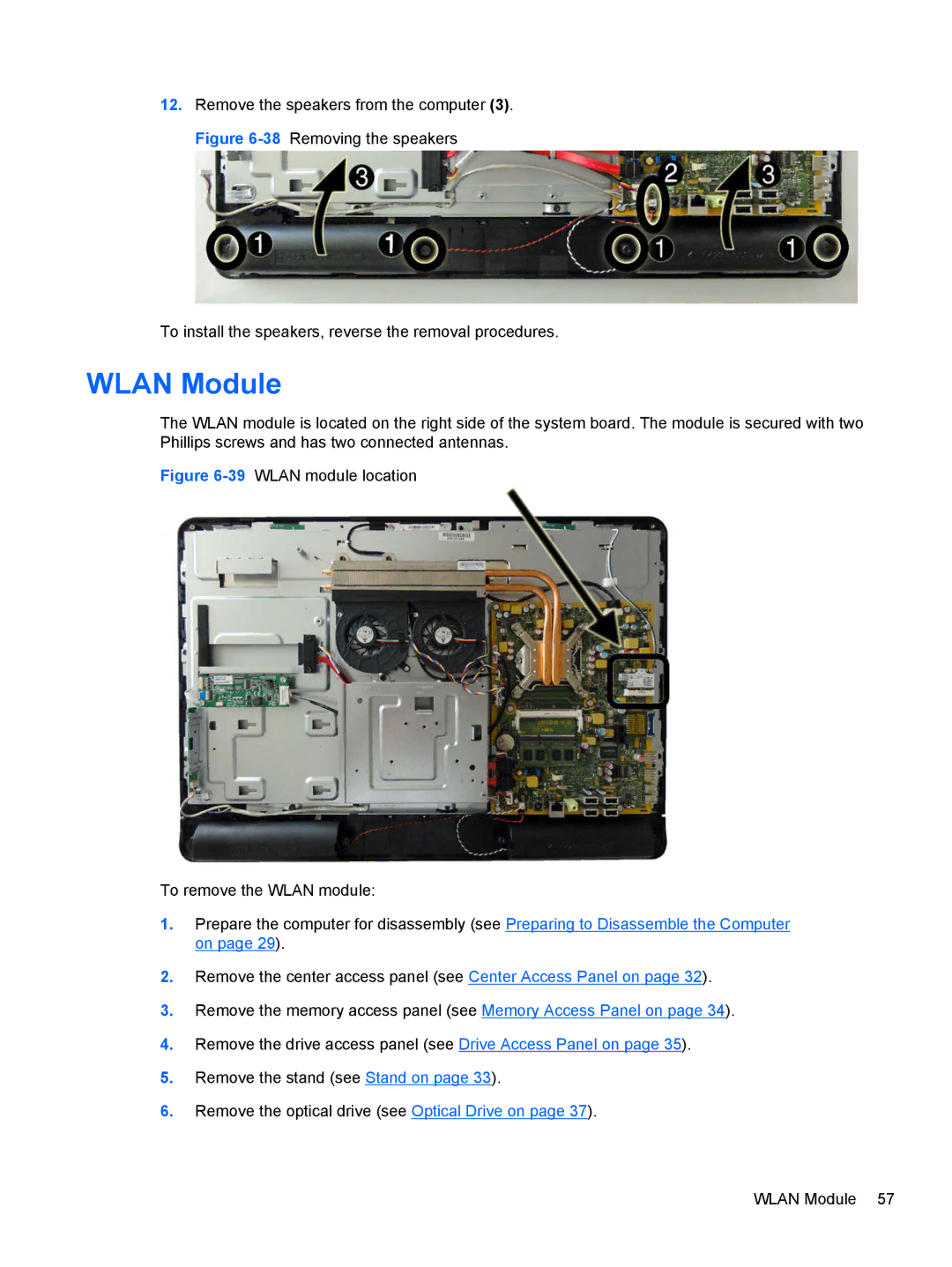 HP 8200 SM774UP manual Wlan Module 