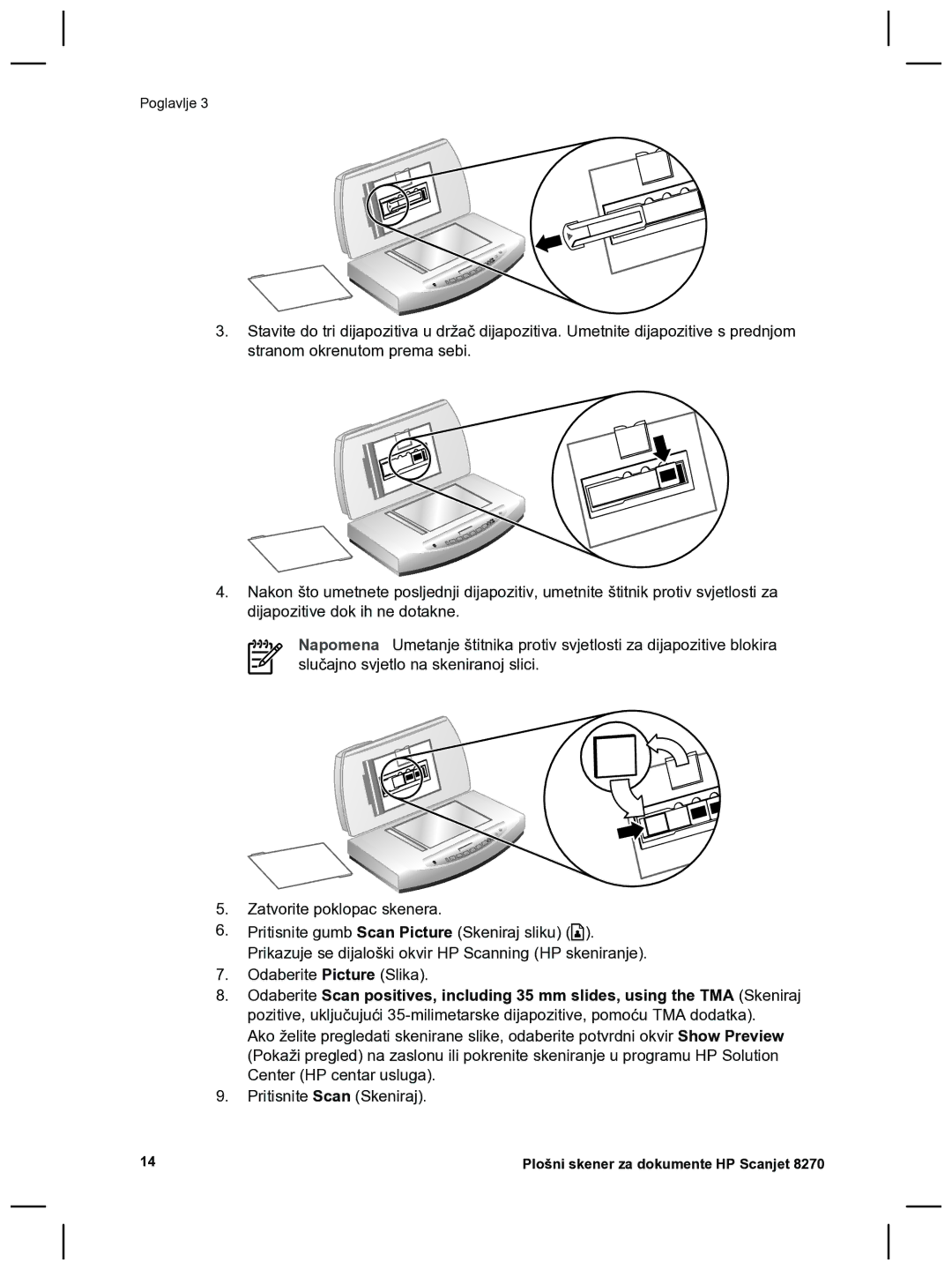 HP 8270 manual Odaberite Picture Slika 