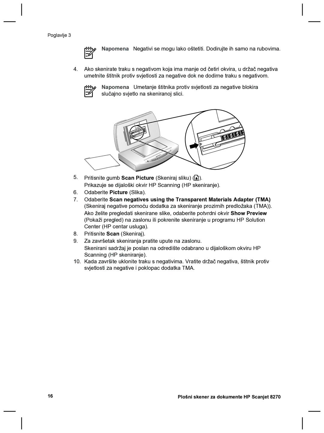 HP 8270 manual Odaberite Picture Slika 