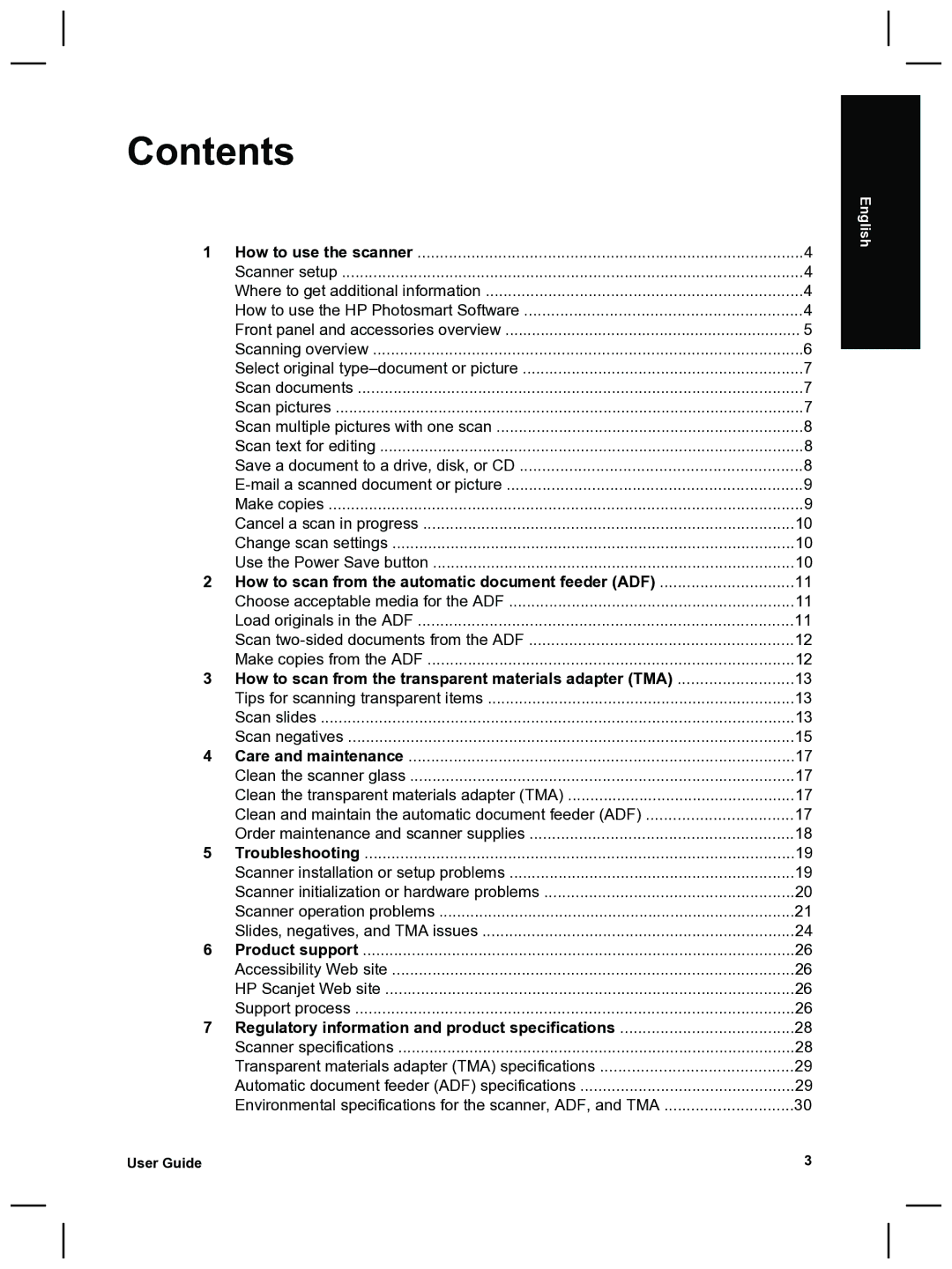 HP 8270 manual Contents 