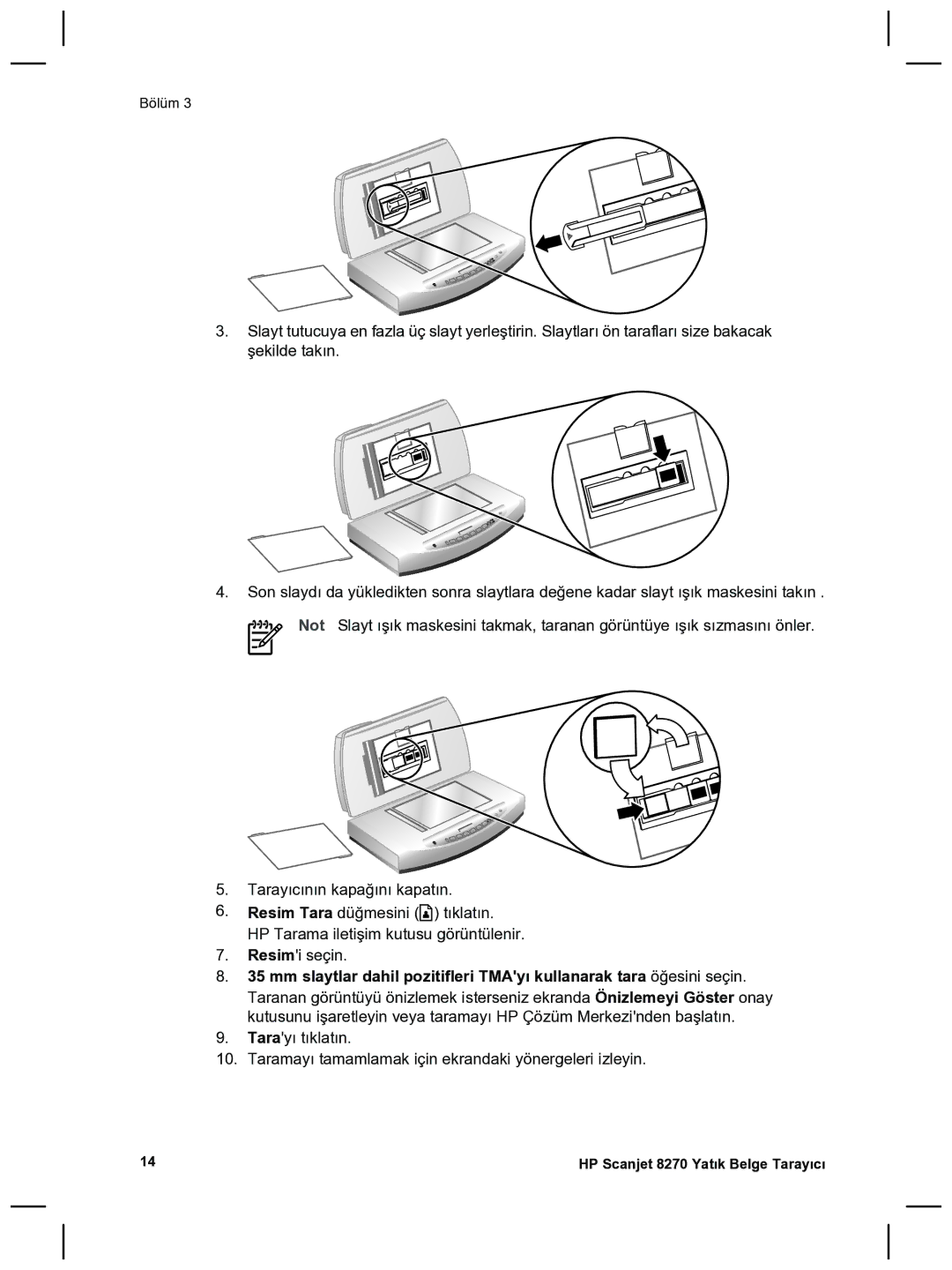 HP 8270 manual Bölüm 