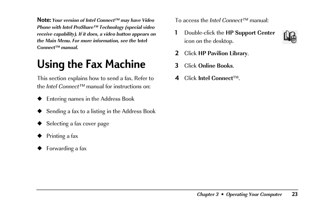 HP 8290 (US/CAN) manual Using the Fax Machine 