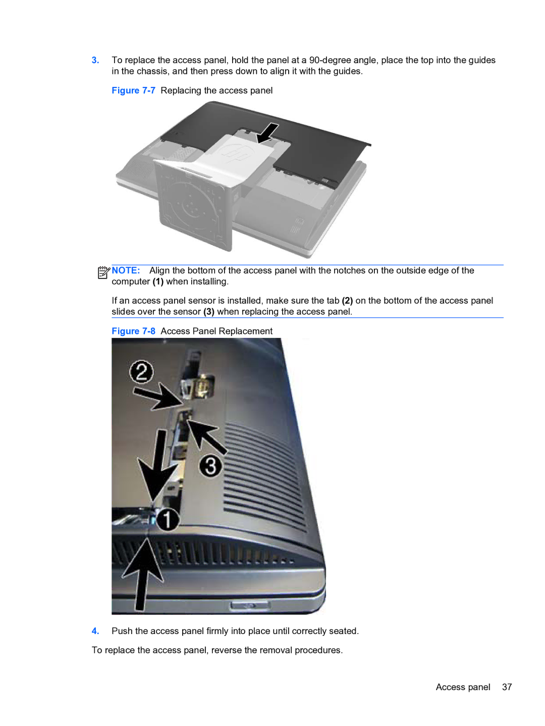 HP 8300E B8U11UT#ABA manual 